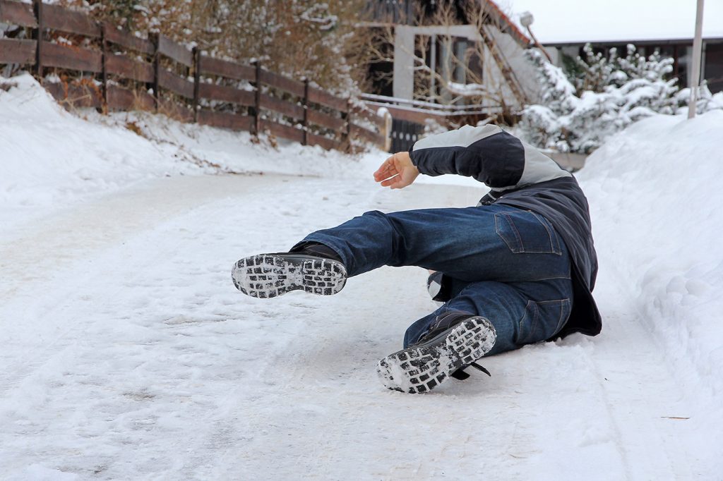 Winter Slip and Fall Accident
