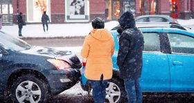 Winter Car Accident